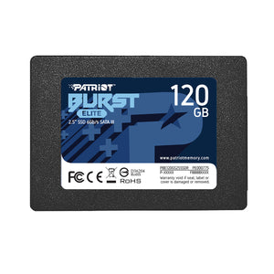 Patriot Memory Burst Elite 120 GB 2.5" Serial ATA III, 450 MB/s, 6 Gbit/s