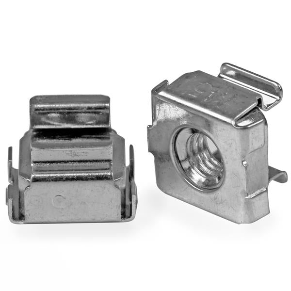 StarTech.com Paquete de 50 Tuercas Enjauladas Cage Nuts M5 tuercas Tuerca de jaula Acero inoxidable M5 Acero inoxidable