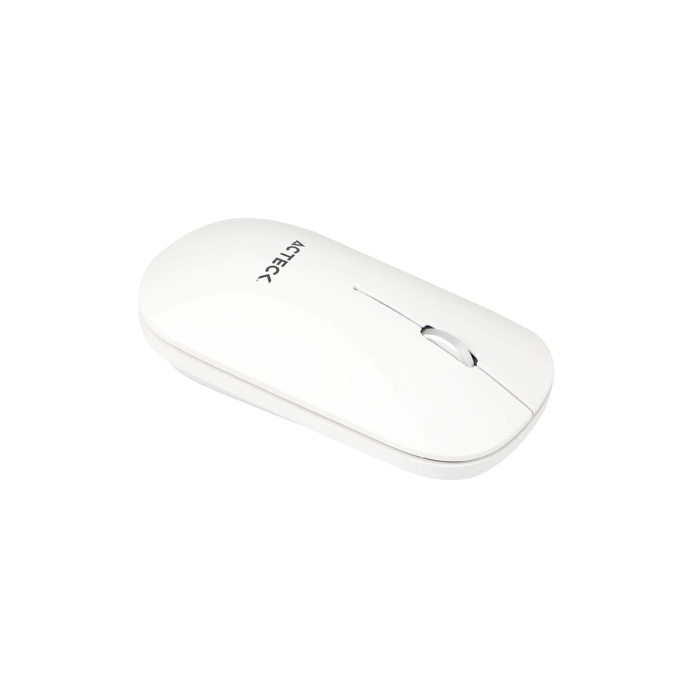 Acteck Creator Virtuos Silk MK720 teclado Ratón incluido Universal Bluetooth Español Blanco, Inalámbrico, Interruptor de