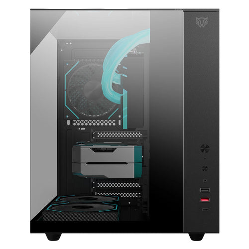 Gabinete Gamer BALAM RUSH Media Torre Tank Majestic 6600 / Max MB ATX / GPU 330 mm / 1x Tipo C 3.0 + 1x USB 3.0 + 1x USB