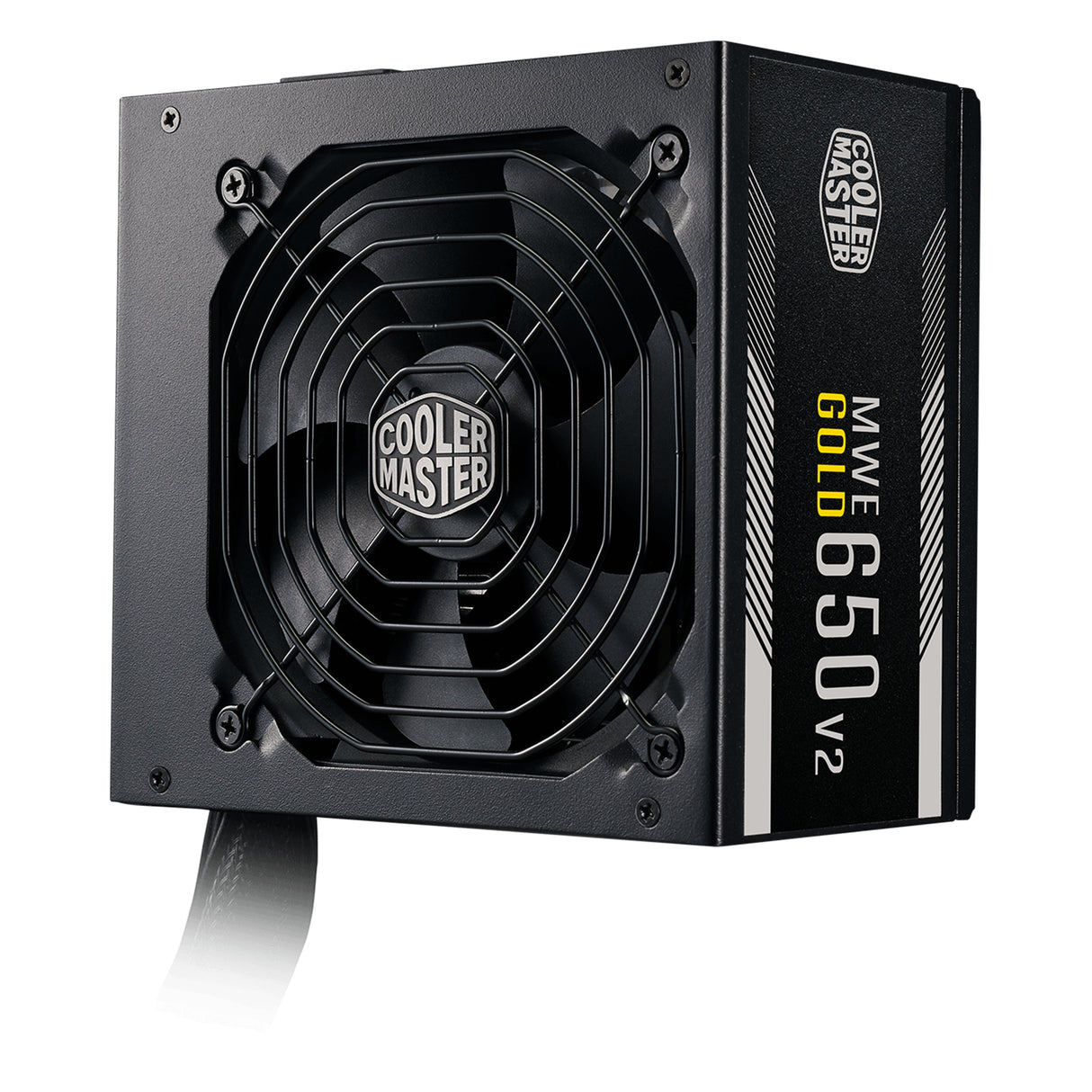 Cooler Master MWE Gold 650 - V2 unidad de fuente de alimentación 650 W 24-pines ATX ATX Negro, 90 - 264 V, Activo, 100 W