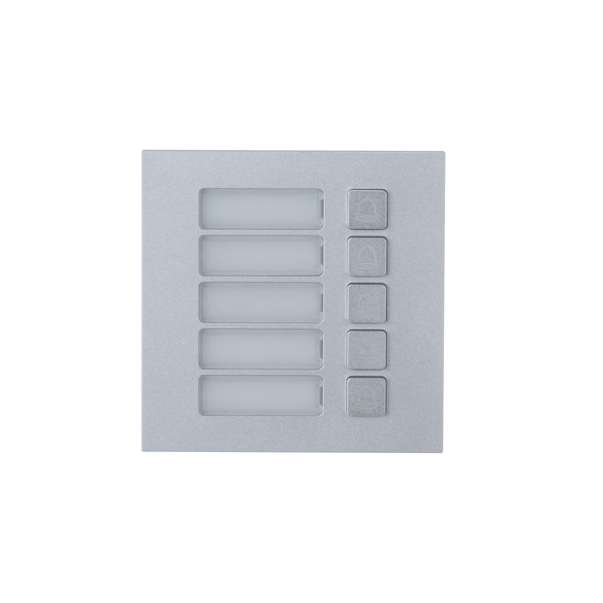 Dahua Technology DHI-VTO4202F-MB5 accesorio para sistema intercom Módulo de botón de llamada, Plata, Dahua Europe, Aluminio