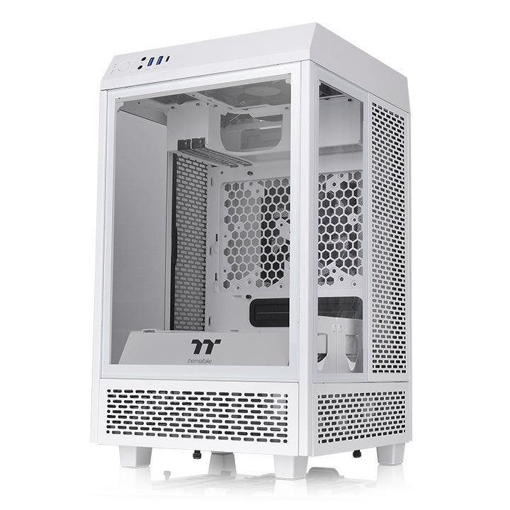 Thermaltake The Tower 100 Snow Mini Tower Blanco, Mini-ITX, SPCC, Juego