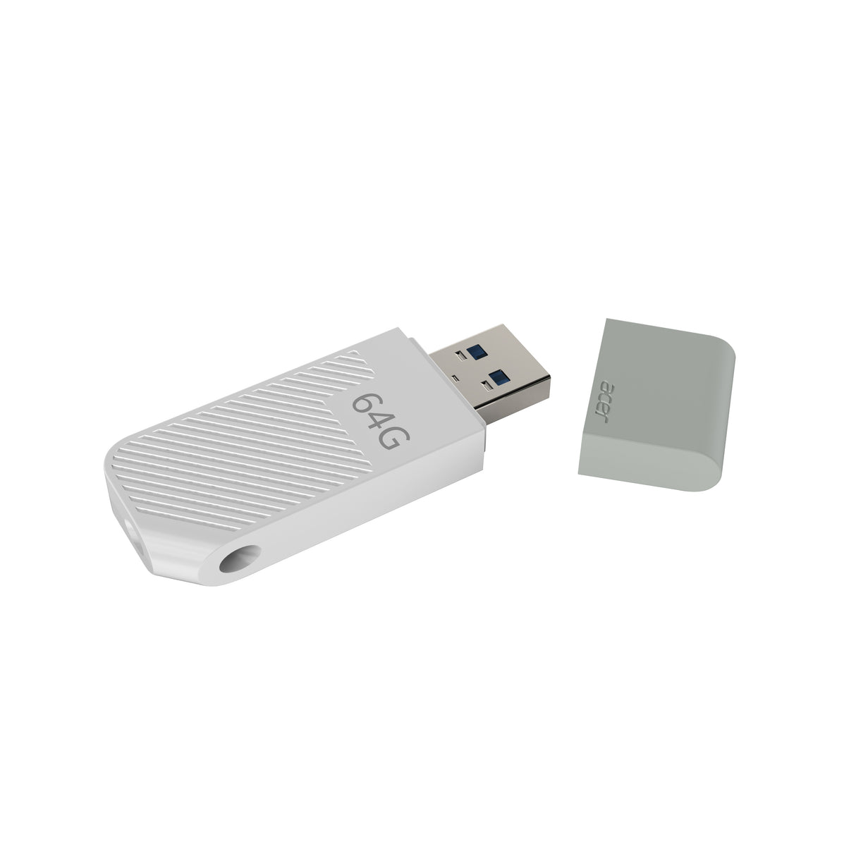 Memoria USB 2.0 Acer UP200 64GB Blanco 30 MB/s, Diseño Compacto, Conexión Tipo A