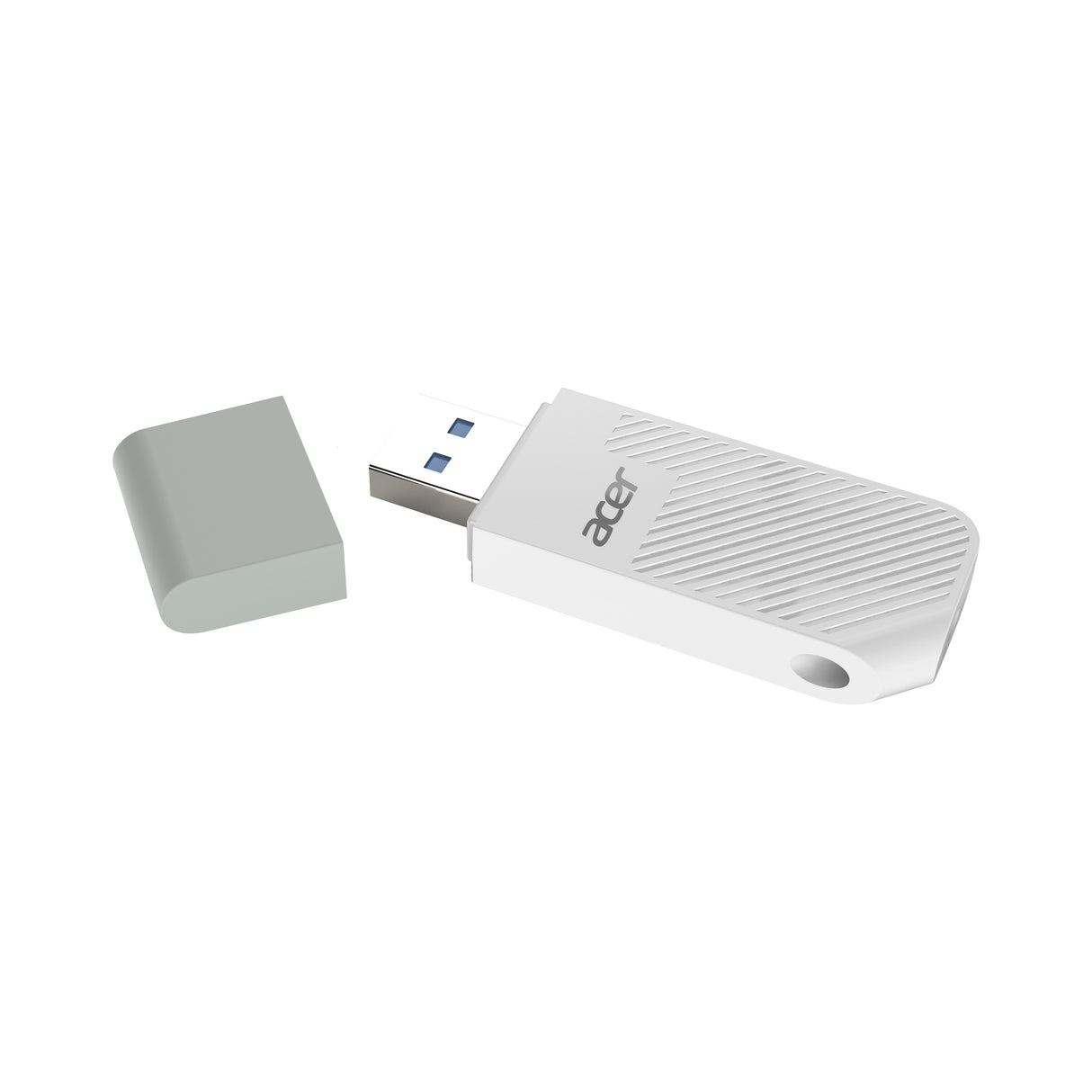 MEMORIA USB 3.2 ACER UP300 256GB 100 MB/S BLANCO, USB-C, 256-bit AES, 10cm