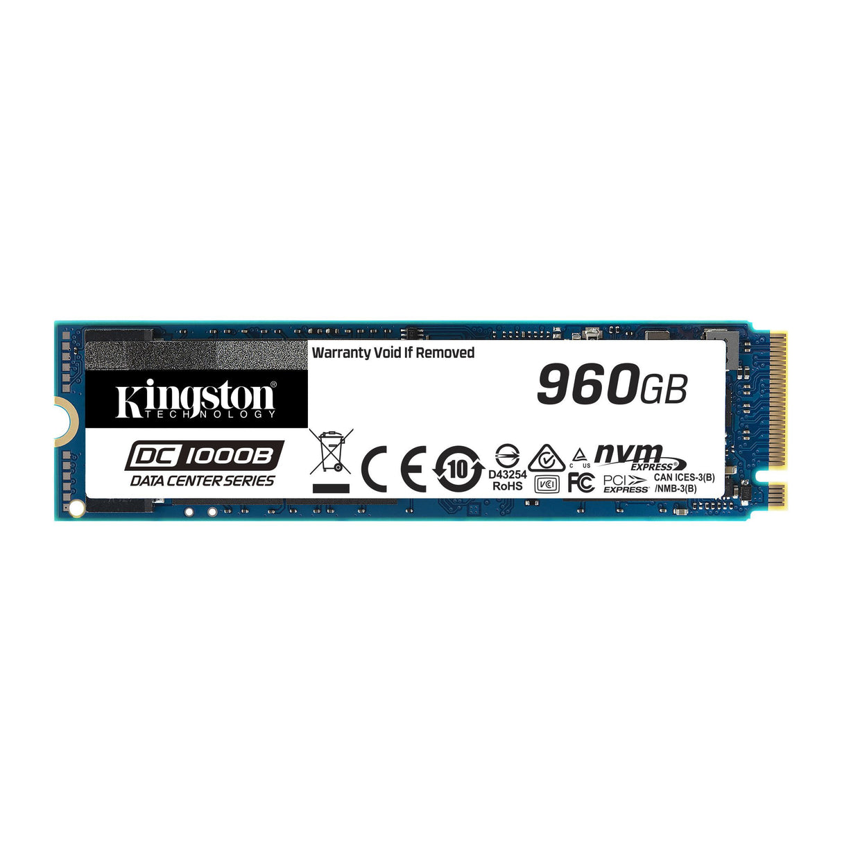 Kingston Technology DC1000B 960 GB M.2 PCI Express 3.0 NVMe 3D TLC