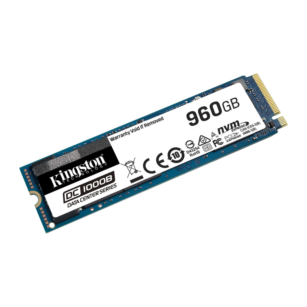 Kingston Technology DC1000B 960 GB M.2 PCI Express 3.0 NVMe 3D TLC