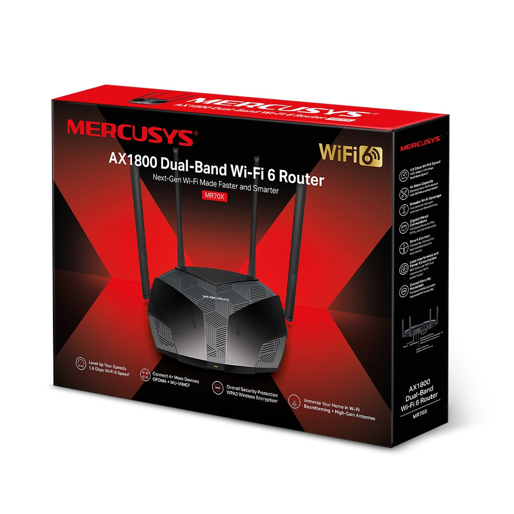TP-Link MR70X Router Si RJ-45 Doble banda (2,4 GHz / 5 GHz) Wi-Fi 6 (802.11ax)
