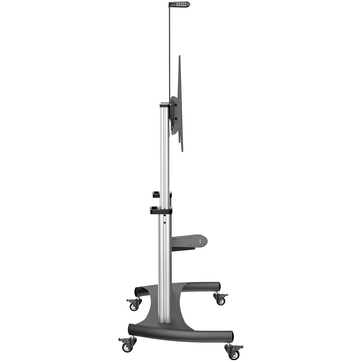 StarTech.com Soporte Móvil para TV - Carro de Alta Resistencia para TV Pantalla Plana de 60 a 100" (100kg) - Stand de Piso para TV con Altura