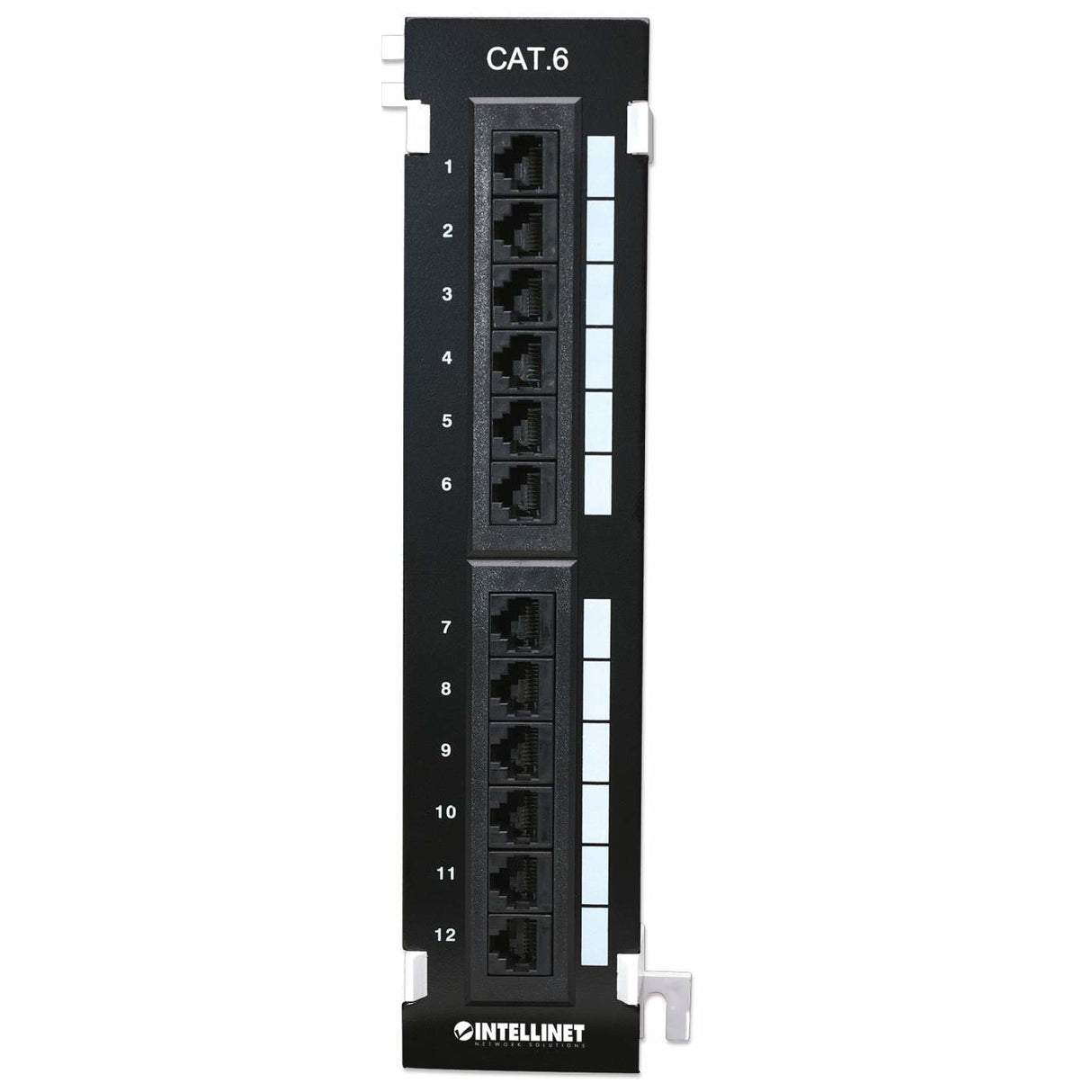 PANEL INT PARCHEO CAT6 12 PUERTOS PARA PARED