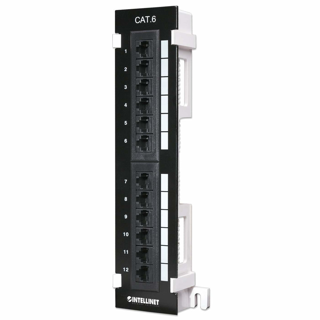 PANEL INT PARCHEO CAT6 12 PUERTOS PARA PARED