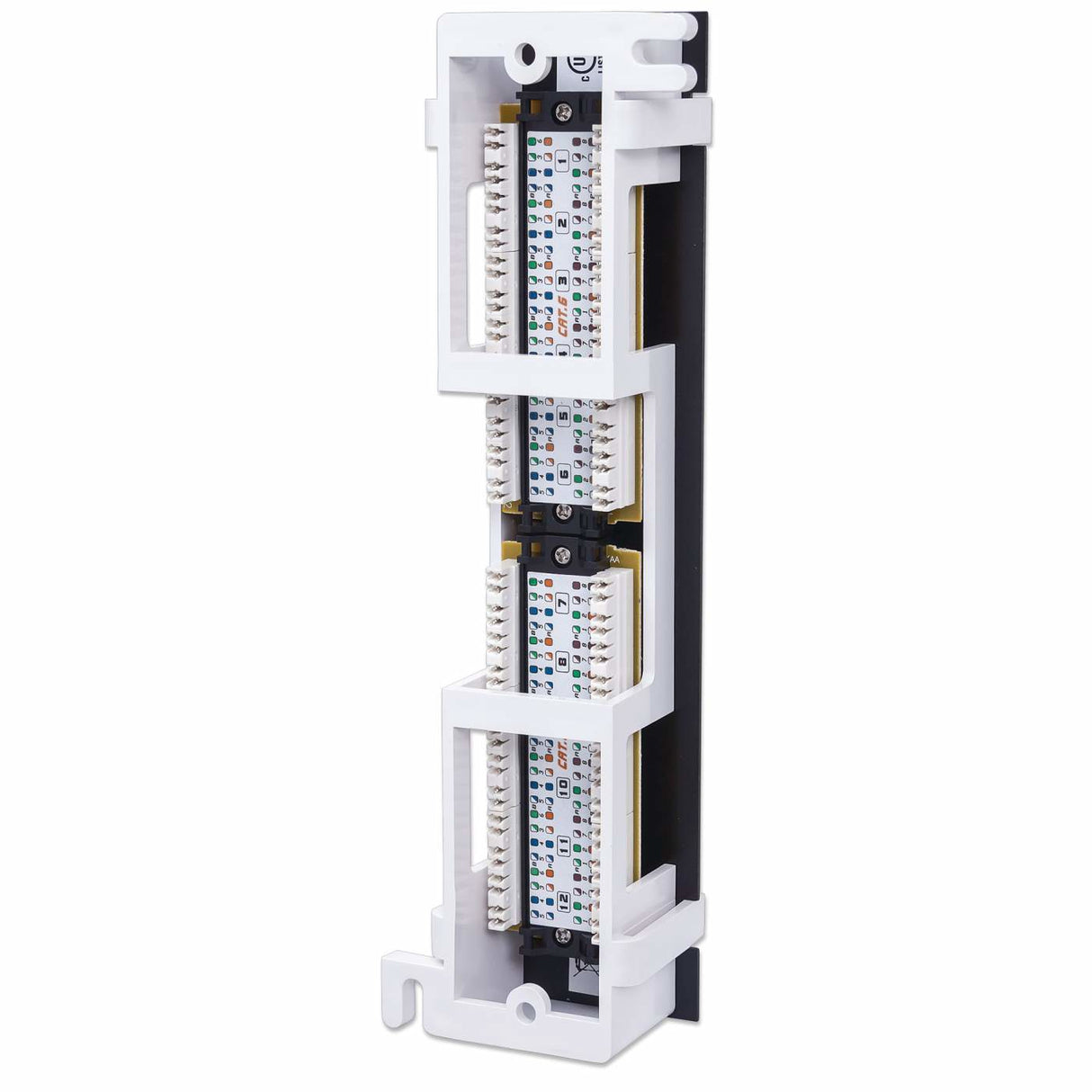 PANEL INT PARCHEO CAT6 12 PUERTOS PARA PARED