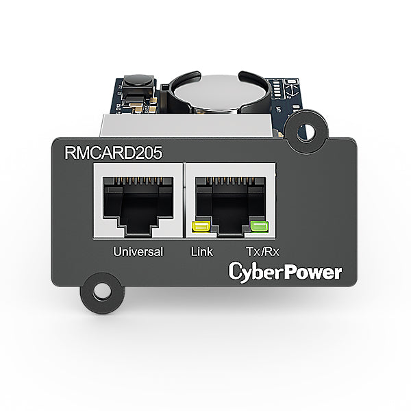 CyberPower RMCARD205 UPS Tarjeta de gestión de red Negro, Azul Si Si