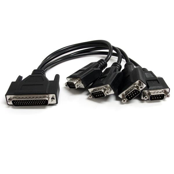 StarTech.com Tarjeta Adaptadora PCI Express PCIe de 4 Puertos Serie con Cable Multiconector RS232 Serial - Reemplazado p