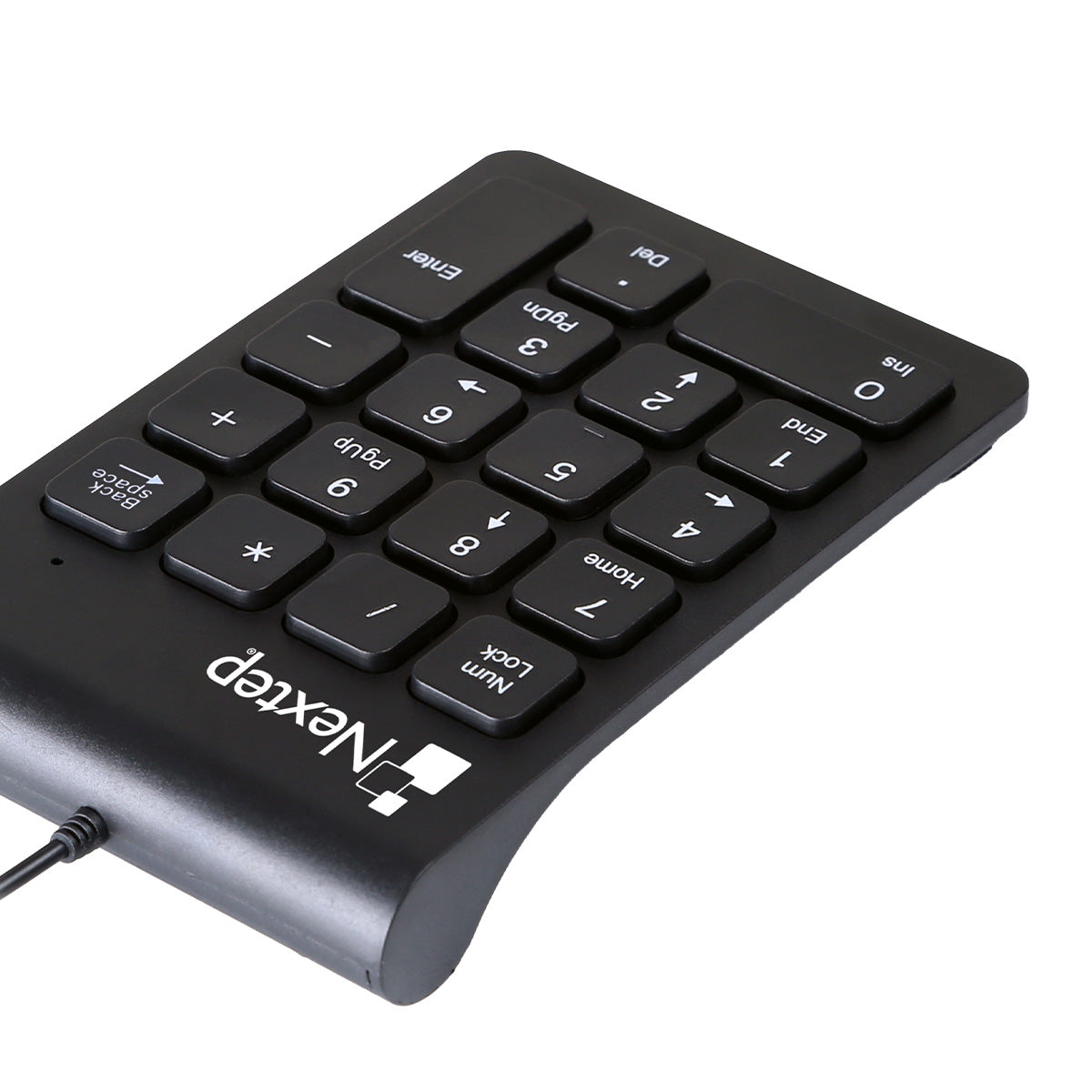 TECLADO NUMERICO NEXTEP USB ALAMBRICO 18 TECLAS, COMPATIBLE WINDOWS/MAC