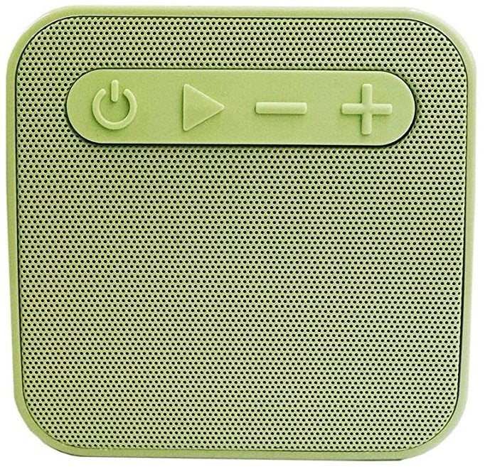 Bocina Highlink SubWoofer color verde Bluetooth 4.2 lector de memorias USB y SD batería 500mAh aux .5mm