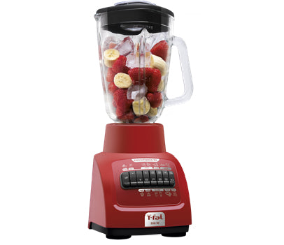 T-Fal InfinyForce 10 1.25 L Batidora de mesa 550 W Rojo, Función de pulso, Picahielos
