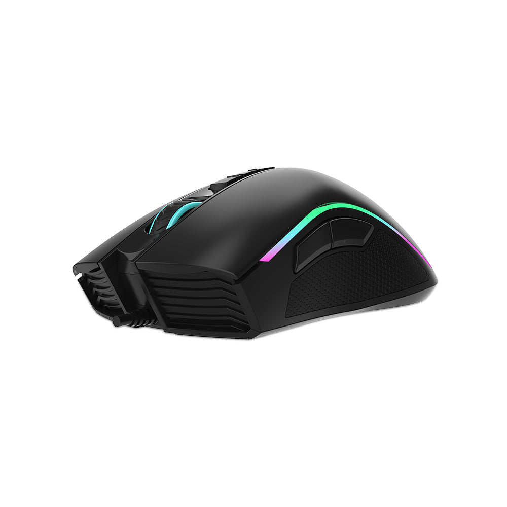 Yeyian YMG-24110N ratón Juego Diestro USB tipo A Óptico 6400 DPI, Negro