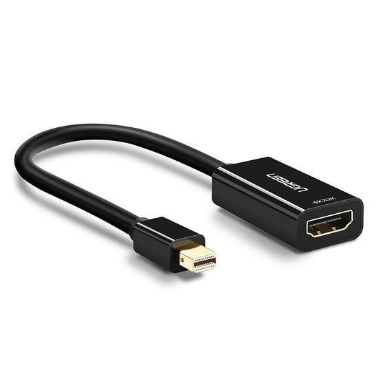 Ugreen 40360 adaptador de cable de vídeo 0,25 m Mini DisplayPort HDMI Negro