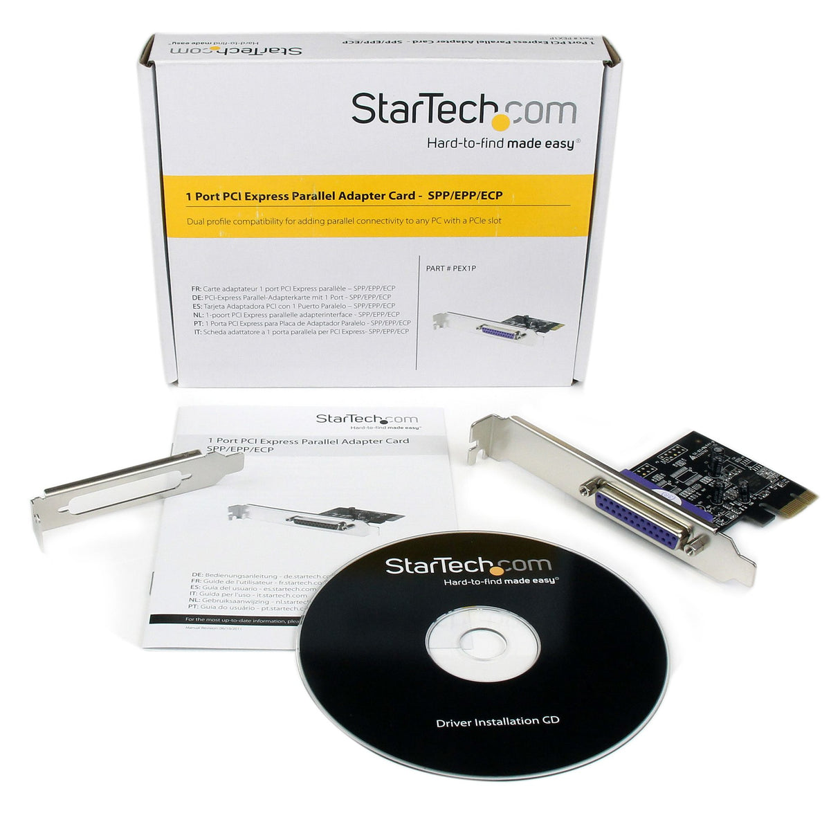 StarTech.com PEX1P2 tarjetas y adaptadores de interfaz PCIe Paralelo PCIe 1.0a 1