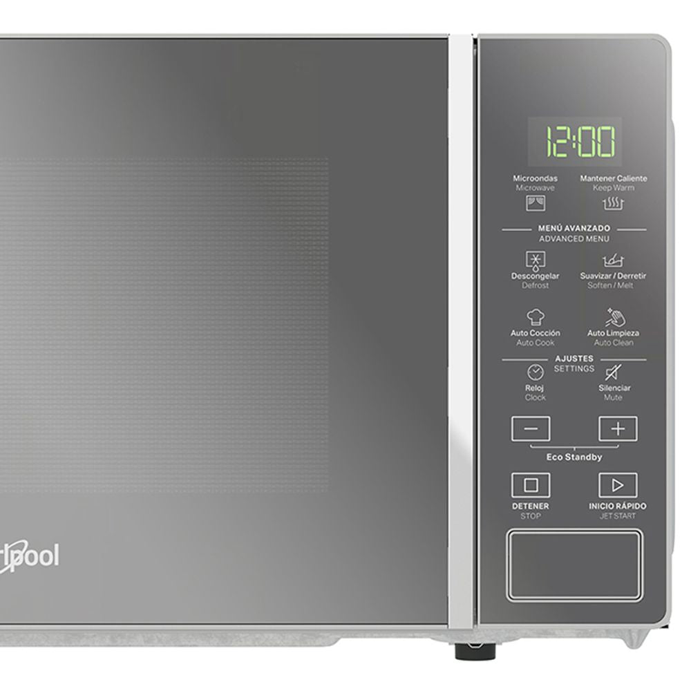Whirlpool WM1807D microondas Plata Solo microondas Encimera 20 L