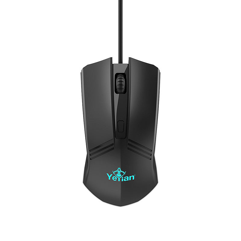 Yeyian YKP-20704 teclado Ratón incluido Juego USB QWERTY Inglés de EE. UU. Negro