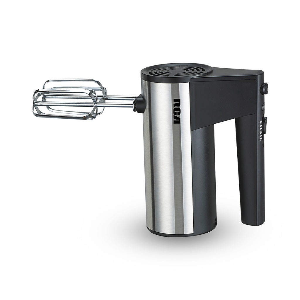 RCA RC-68 batidora Batidora de mano 250 W Acero inoxidable, Negro, Mezcla, Botones, Palanca