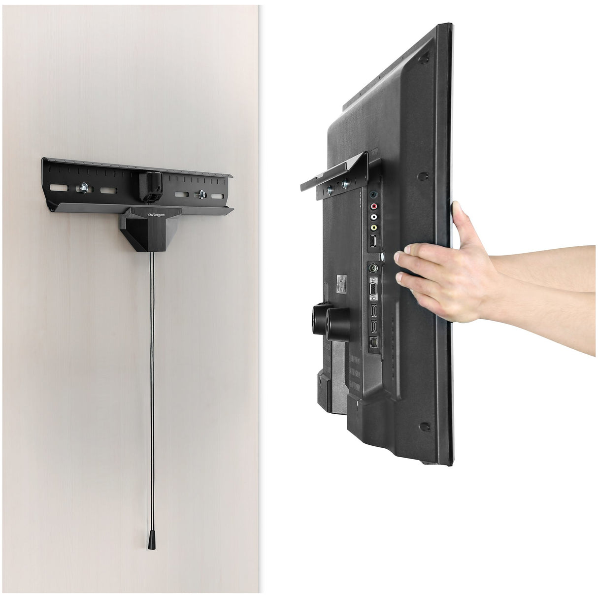 StarTech.com Soporte de Pared para TV - Para Instalación sin Entramado - de Perfil Bajo para TV VESA de hasta 80 Pulgada