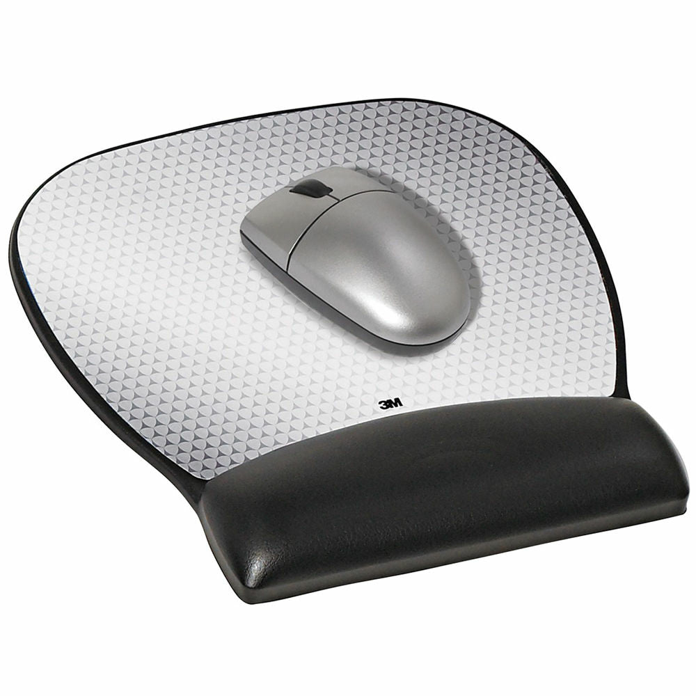 3M MW310LE Ratón Monocromo Espuma Si Negro, Plata