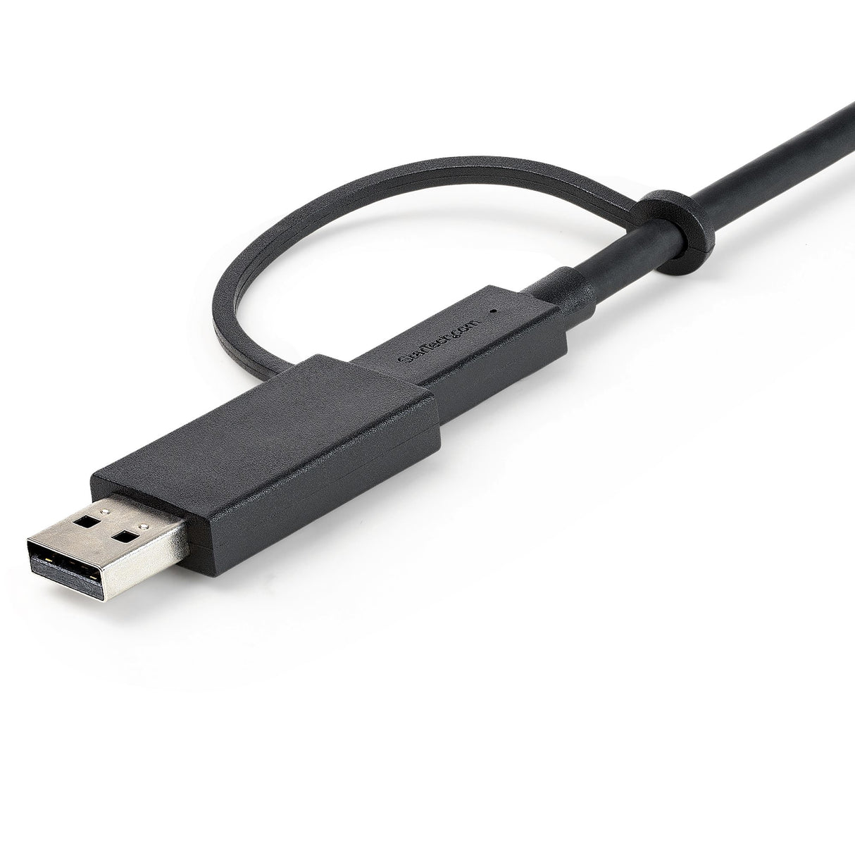 StarTech.com Cable USB-C de 1m con Llave Adaptador (Dongle) a USB-A - Cable Híbrido USB Tipo C a USBC (10Gbps y PD de 100W) o USBA (5Gbps) - Ideal Para Docking Stations Híbridas Cable USB 3.2 Gen 2 (3.1 Gen 2) USB C USB C Macho