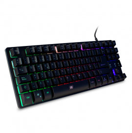 TECLADO VORAGO START THE GAME TENKEYLESS LED RGB USB NEGRO KB-503