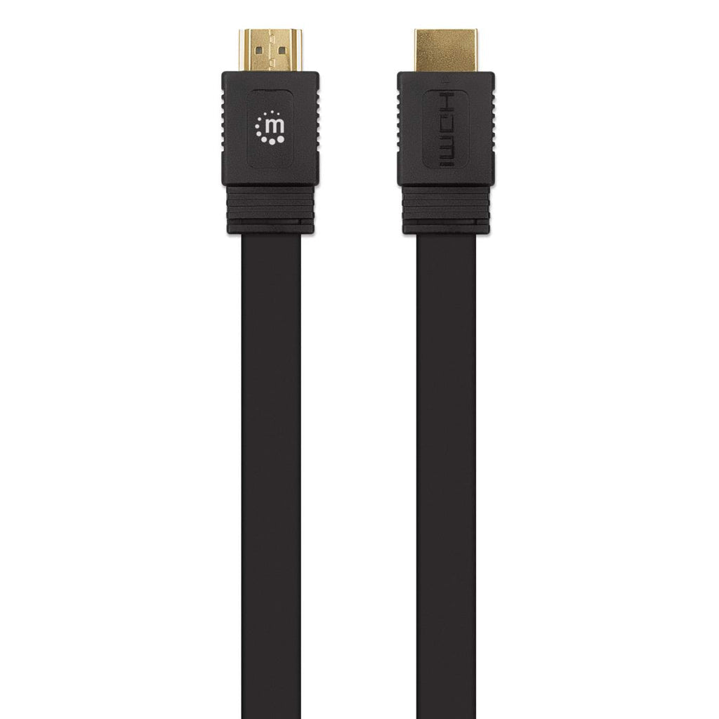 Manhattan Cable HDMI plano de Alta Velocidad con Ethernet Cable 10 m HDMI tipo A (Estándar) HDMI tipo A (Estándar) Macho