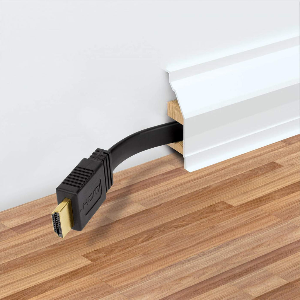 Manhattan Cable HDMI plano de Alta Velocidad con Ethernet Cable 1 m HDMI tipo A (Estándar) HDMI tipo A (Estándar) Macho