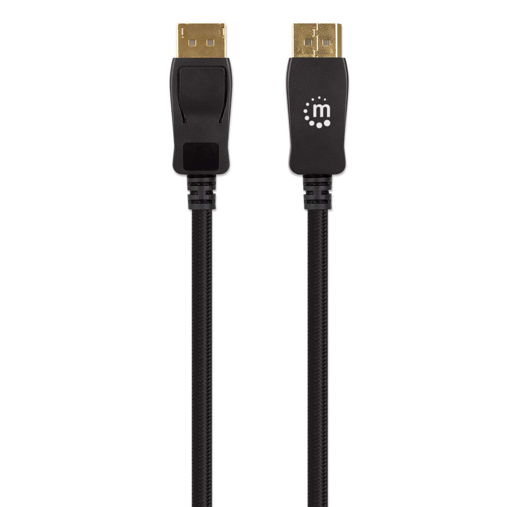 Manhattan Cable DisplayPort 8K V1.4 Cable Derecho Derecho Oro 1.4