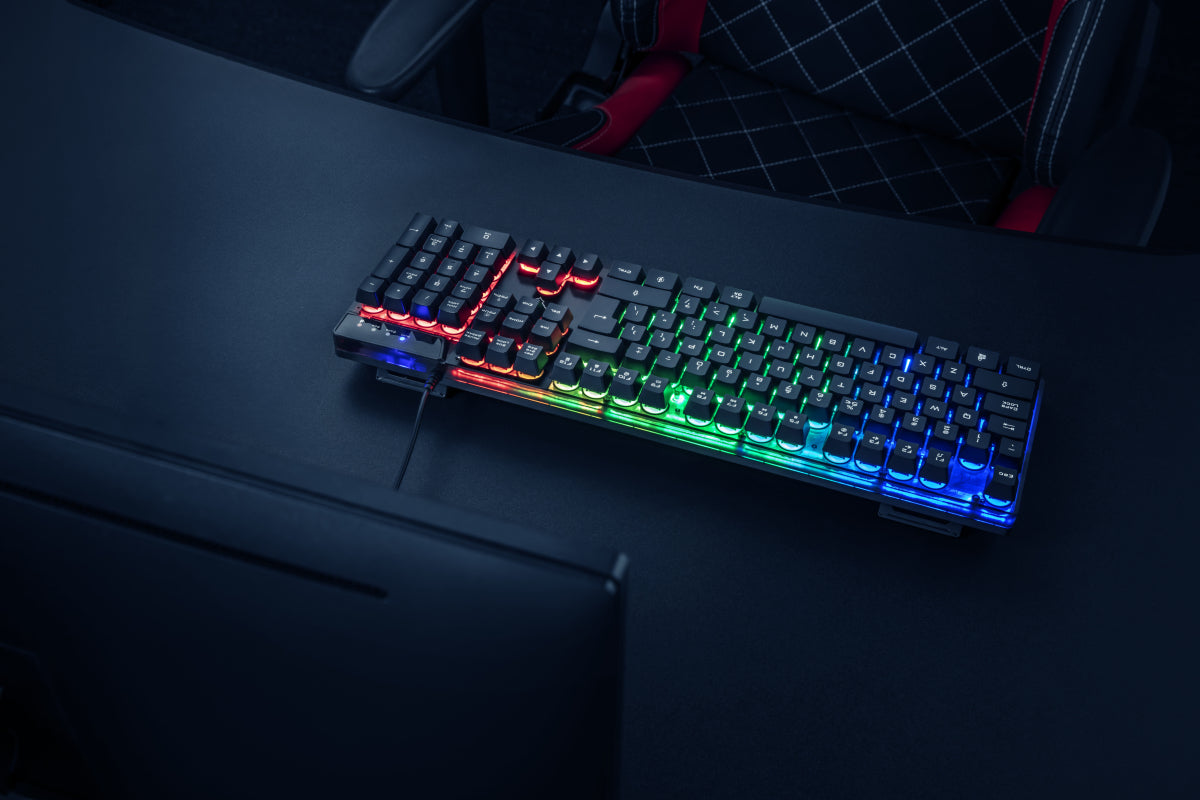 Trust GXT 835 Azor Teclado Juego Alámbrico USB Interruptor de membrana