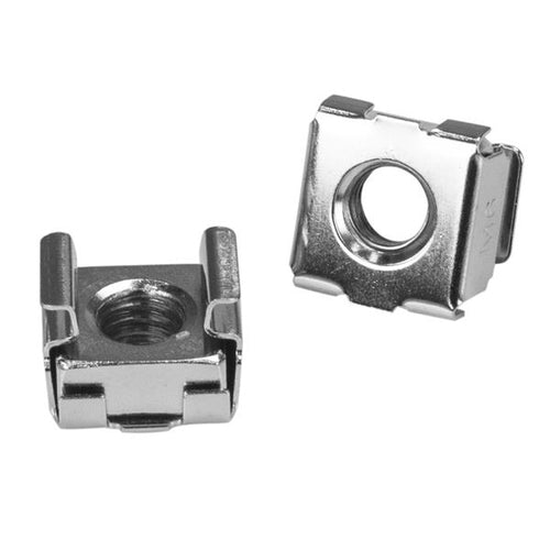 StarTech.com Paquete de 100 Tornillos y Tuercas Enjauladas Cage Nuts M6 Tornillos & tuercas Tornillo Metal 12 mm