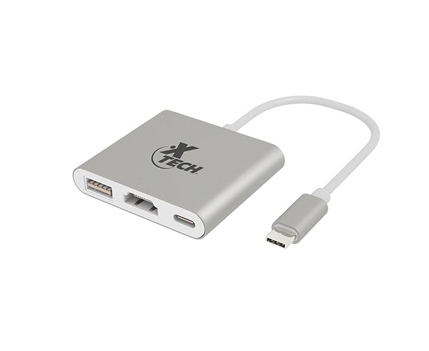 Xtech XTC-565 base para laptop o replicador de puertos, 5 Gbit/s, 3840 x 2160 Pixeles