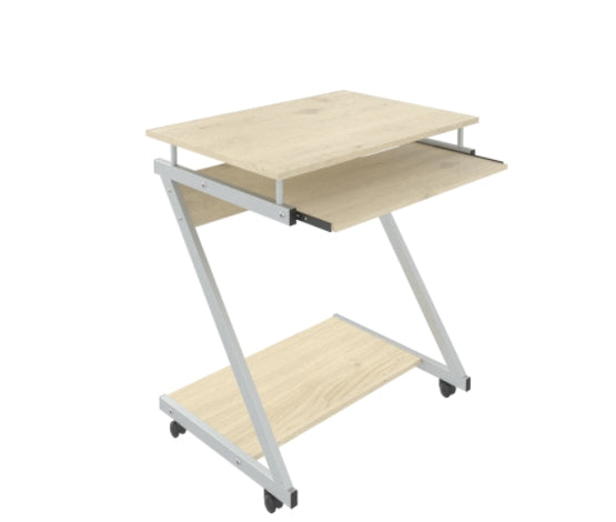 Xtech XTF-CD191 escritorio para computadora Beige, Derecho, Forma rectangular, Tableros de partículas