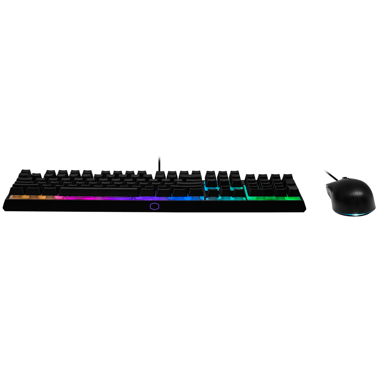 Cooler Master Gaming MS111 teclado Ratón incluido Juego USB QWERTY Español Negro, Alámbrico, Interruptor mecánico, LED R