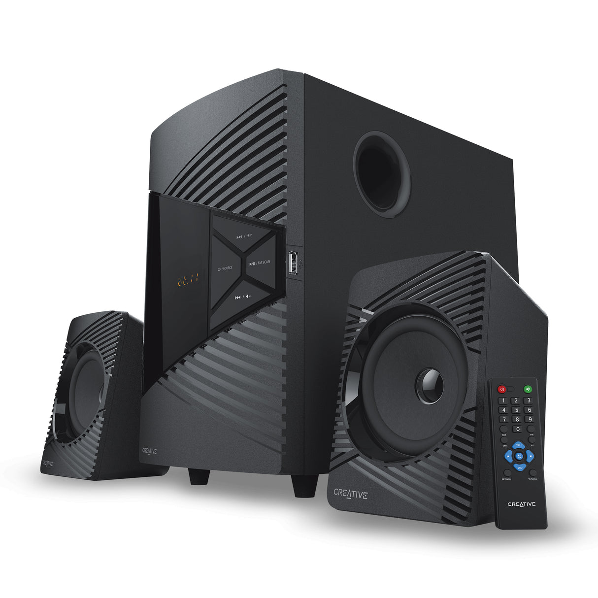 Creative Labs SBS E2500 juego de altavoz 30 W Universal Negro 2.1 canales De 1 vía 7.5 W Bluetooth