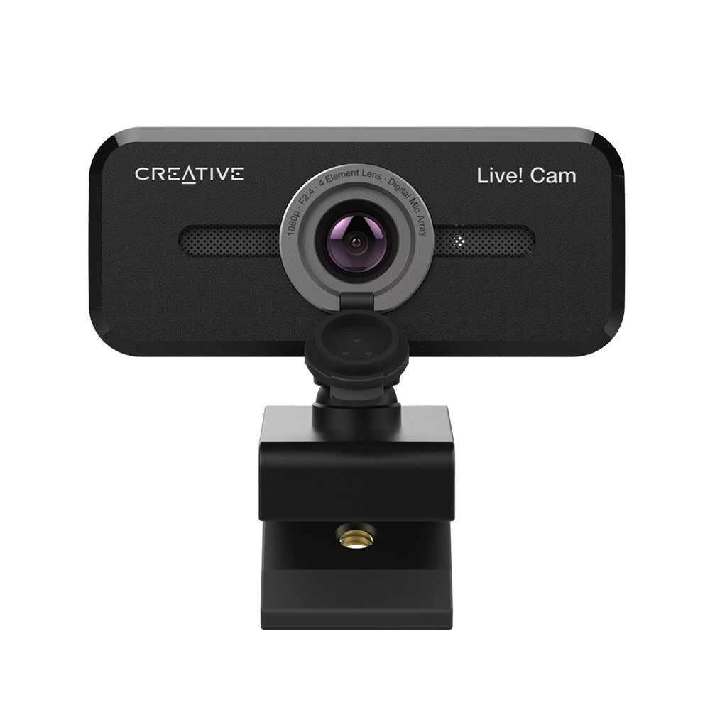 Creative Labs Live! Cam Sync 1080P V2 cámara web 2 MP 1920 x 1080 Pixeles USB 2.0 Negro, Full HD, 30 fps