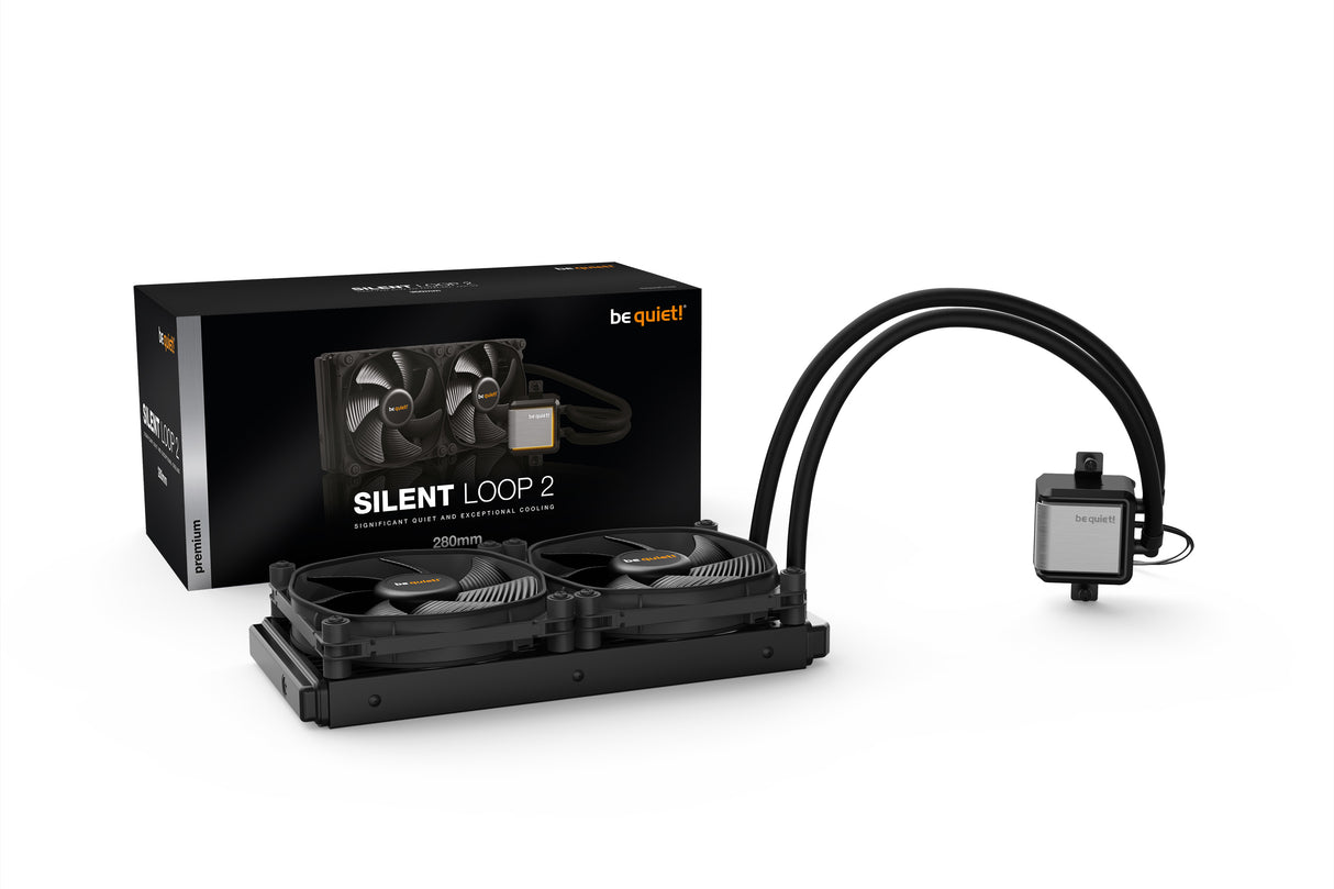 be quiet! SILENT LOOP 2 280mm sistemas de refrigeración para ordenadores Procesador 14 mm Si 16,5 dB