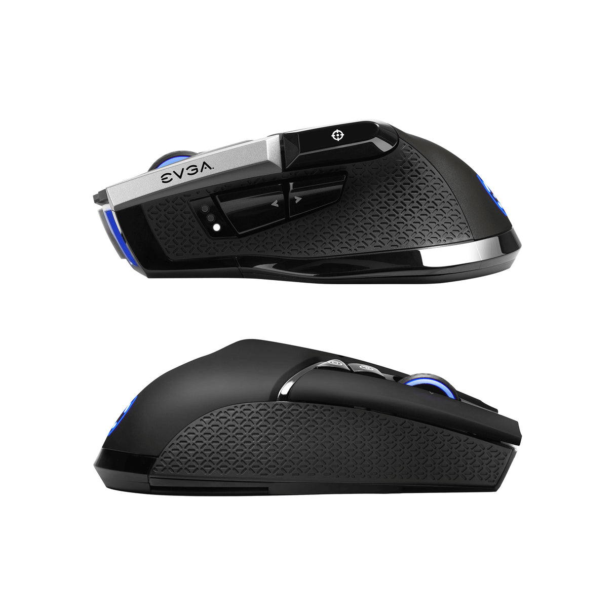 EVGA X20 ratón Juego Ambidiestro RF Wireless + Bluetooth + USB Type-A Óptico 16000 DPI, Negro