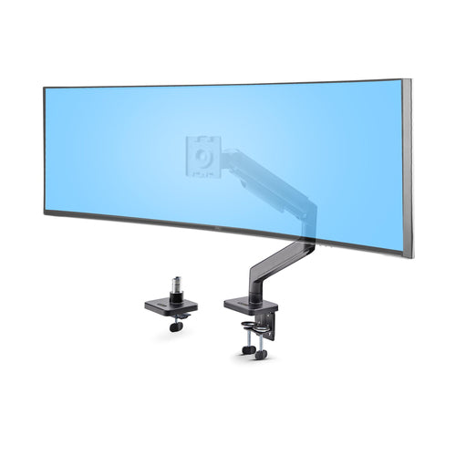 StarTech.com Soporte VESA de Sobremesa para Monitor Curvo de 49" Ultraancho 32:9 - Brazo VESA para Monitor con Grom