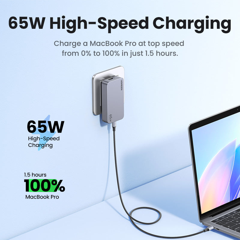 Ugreen Nexode Pro 65W GaN Travel Charger Interior