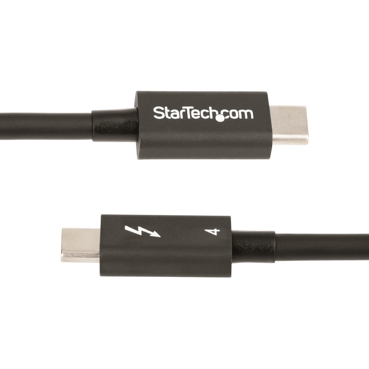 StarTech.com Cable de 0,5m Thunderbolt 4 - 40Gbps - PD 100W - Vídeo 4K/8K - Cable Thunderbolt 4 con Certificación Intel - Compatible con USB4/Thunderbolt 3/USB 3.2/USB Tipo C/DisplayPort Cable Masculino Masculino 0,5 m 40 Gbit/s