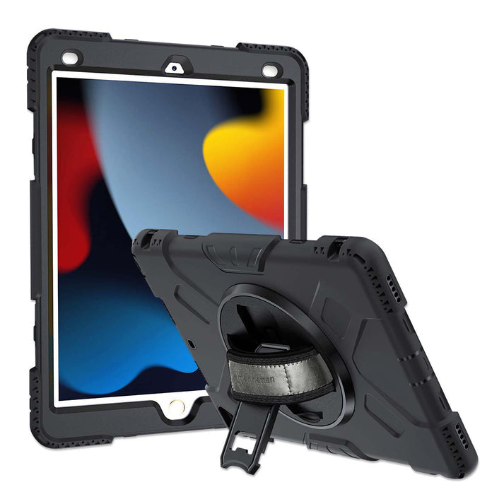 Manhattan 996501 fundas para tablets iPad 10.2" (8th + 9th generation) 25,9 cm (10.2") Carcasa rígida Negro