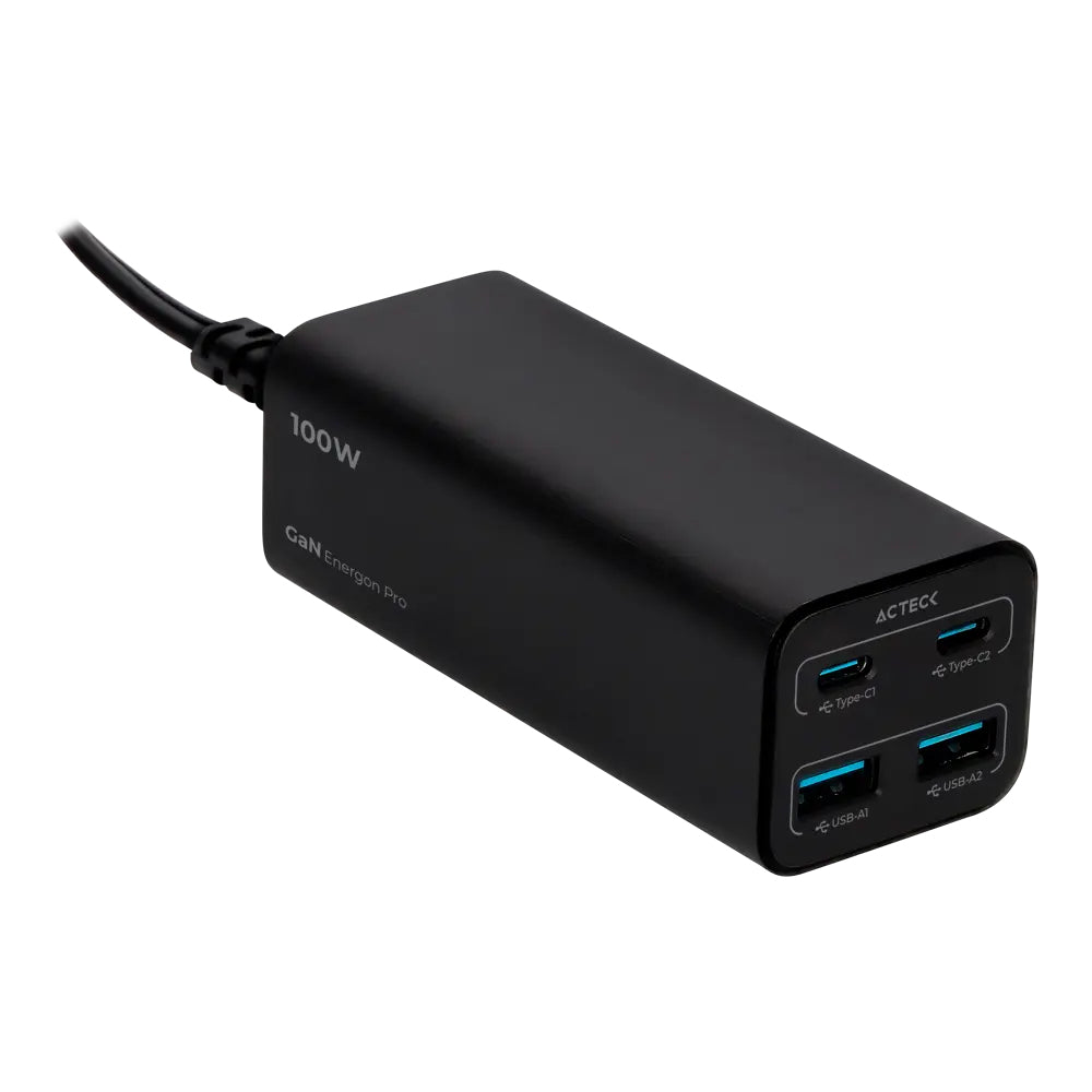 Acteck Energon Mate CE717 Universal Negro Corriente alterna Carga rápida Interior