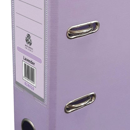 Techmakro FI614010 carpeta de cartón Carta Púrpura, Anillo D, Almacenamiento, Cloruro de polivinilo (PVC)