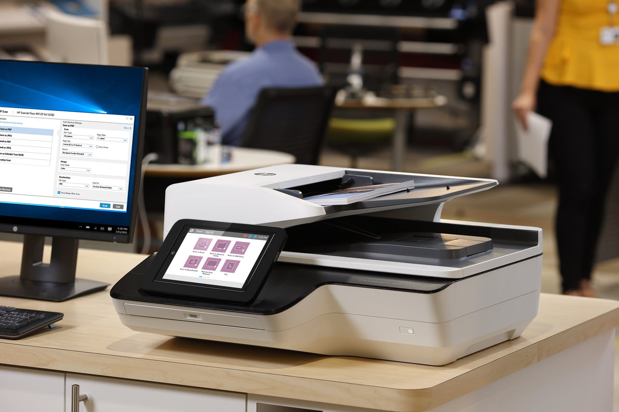 HP ScanJet Enterprise Flow N9120 fn2 Escáner de cama plana 600 x 600 DPI A3 Negro, Blanco, 297 x 432 mm, 120 ppm, 120 ppm